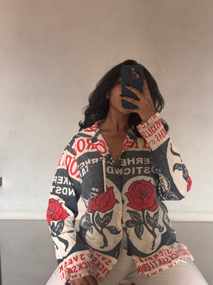 The Roda Rose Shirt (Full Sleeves)