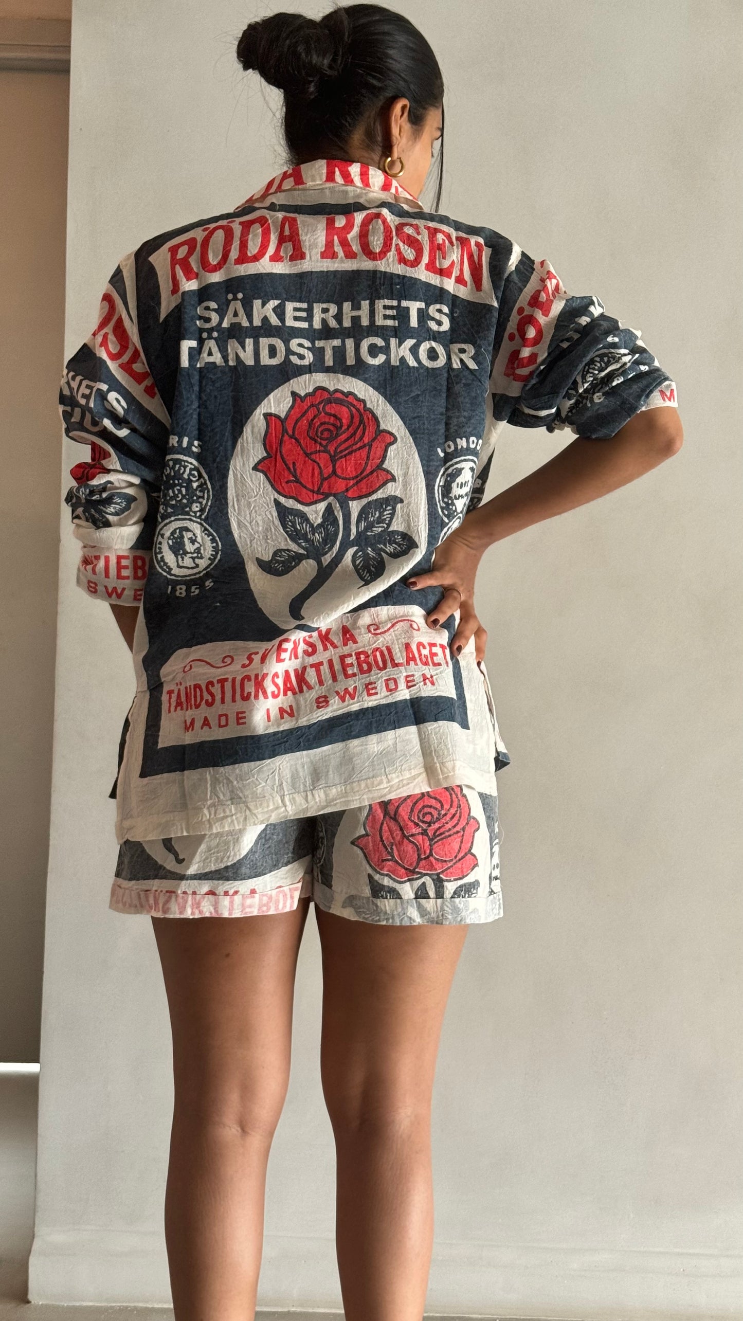 The Roda Rose Shirt (Full Sleeves)