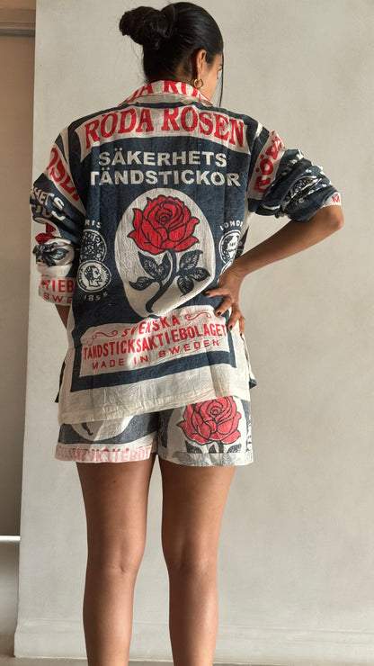 The Roda Rose Shirt (Full Sleeves)