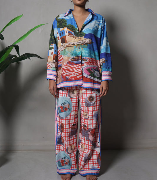 European summer co-ord set