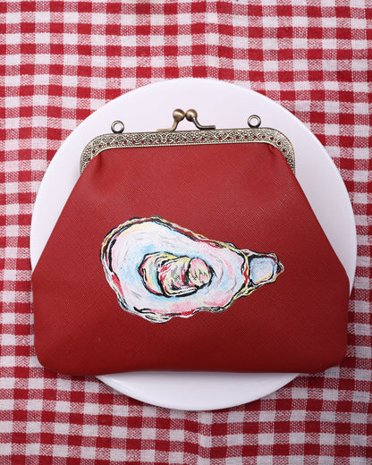 Handpainted Oyster Bag