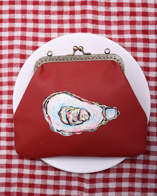 Handpainted Oyster Bag