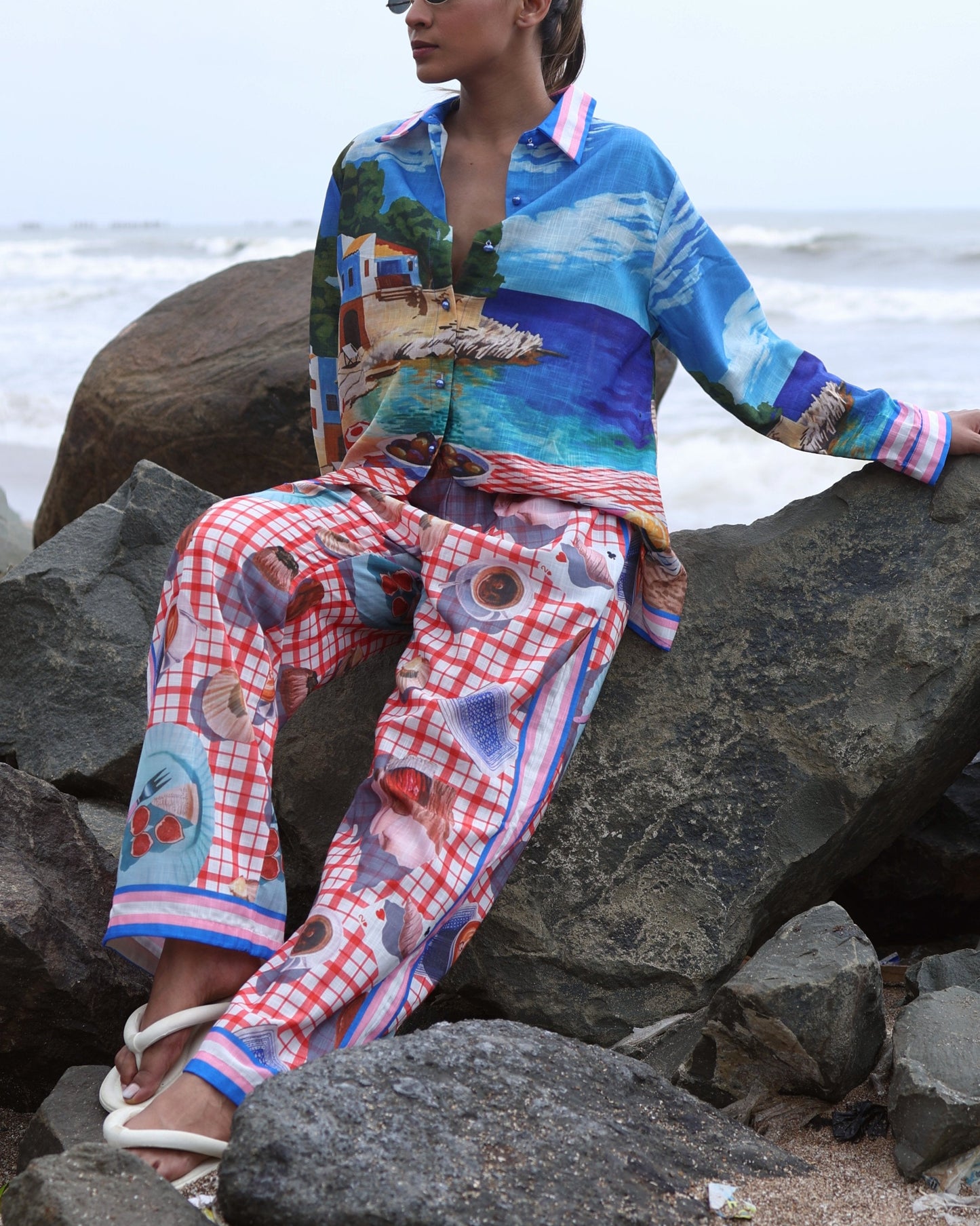 European summer co-ord set