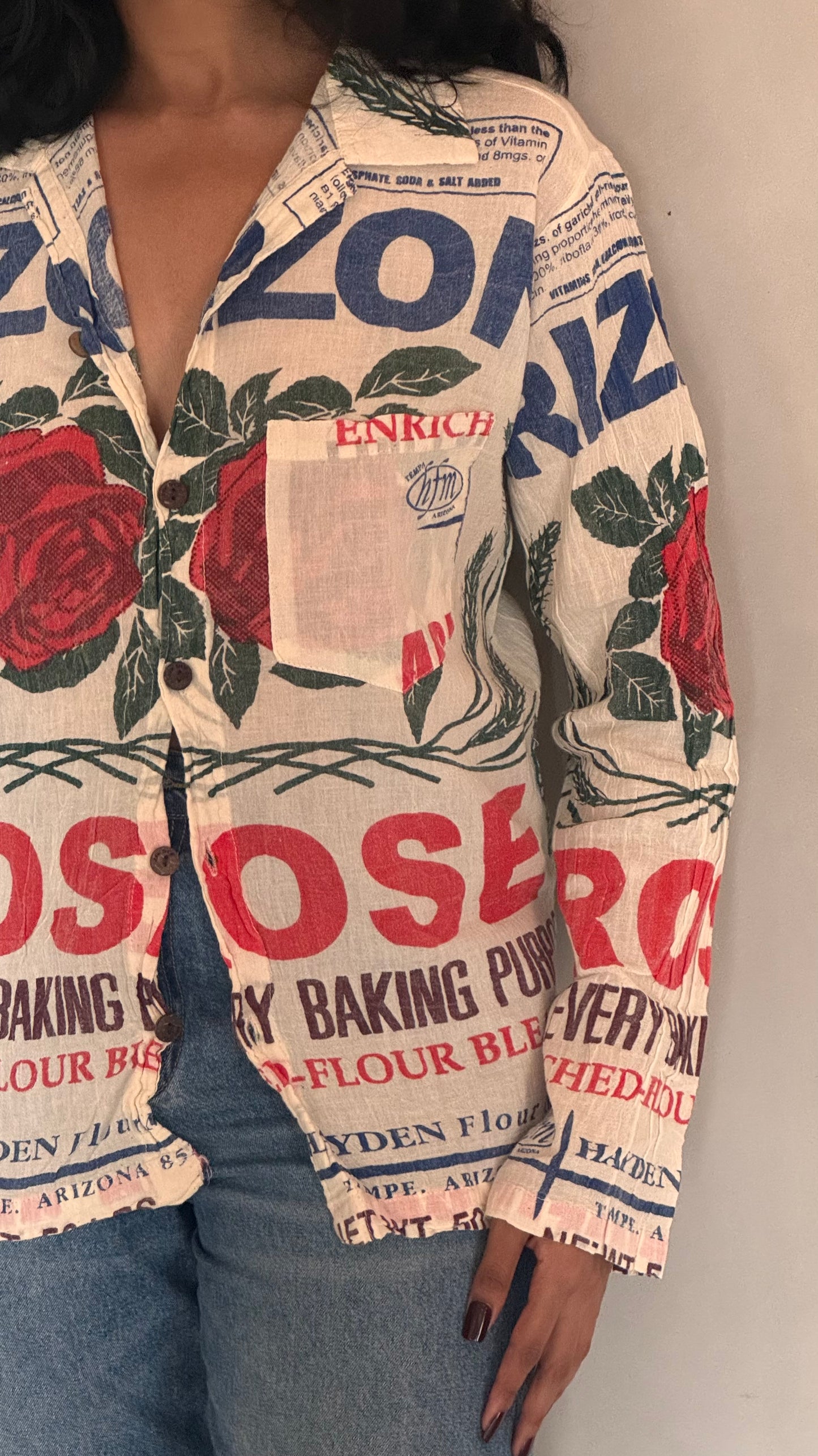 Arizona Rose Shirt ( Full Sleeves )