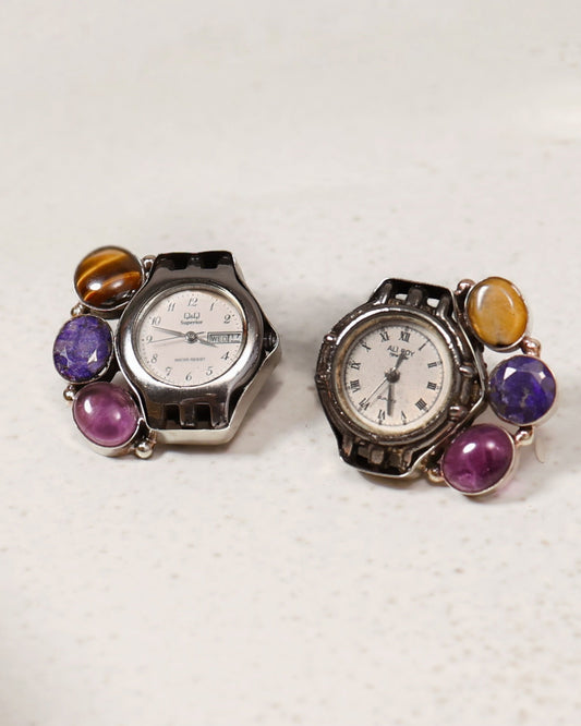 Vintage Watch Earrings