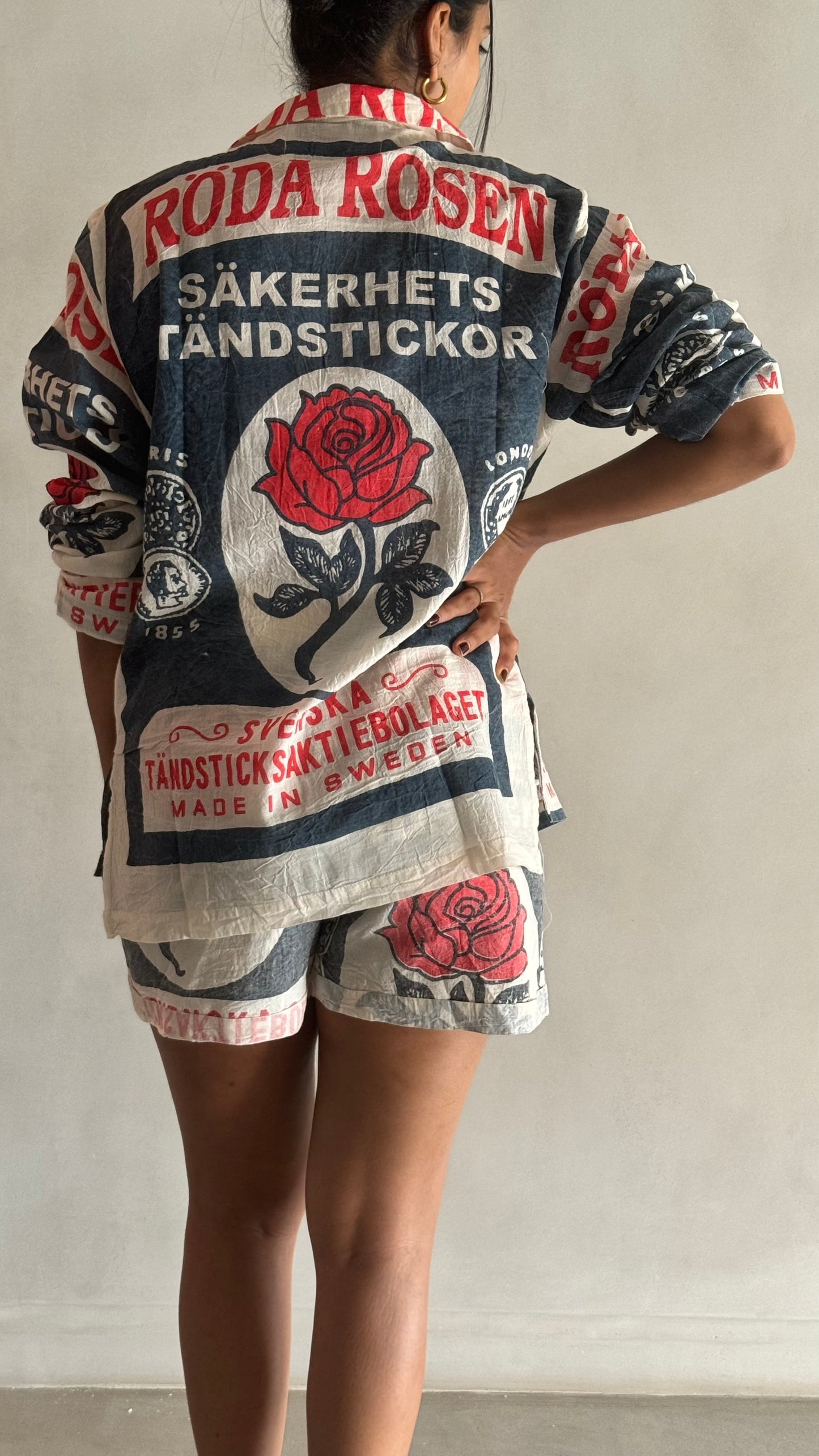 The Roda Rose Shirt (Full Sleeves)