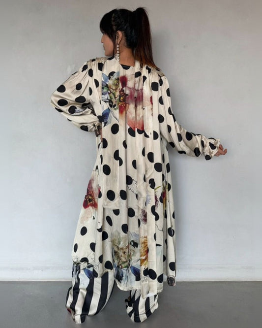 Polka Kaftan Set