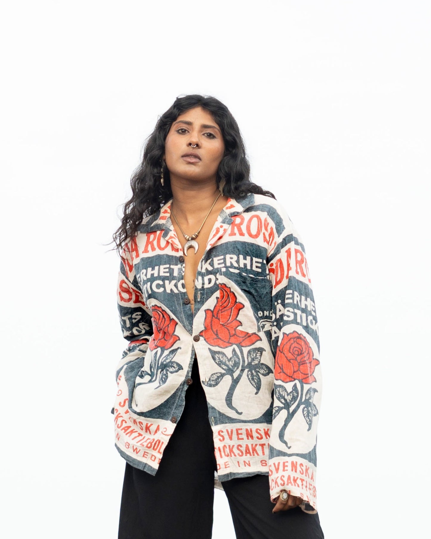 The Roda Rose Shirt (Full Sleeves)